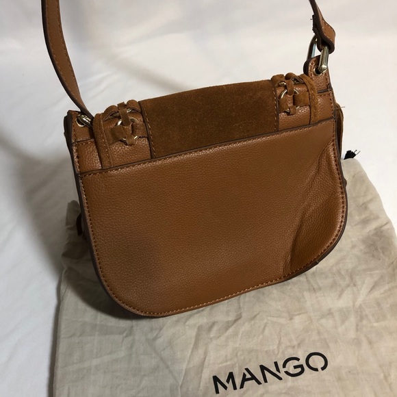 Mango Suede Crossbody Purse - Picture 2 of 5